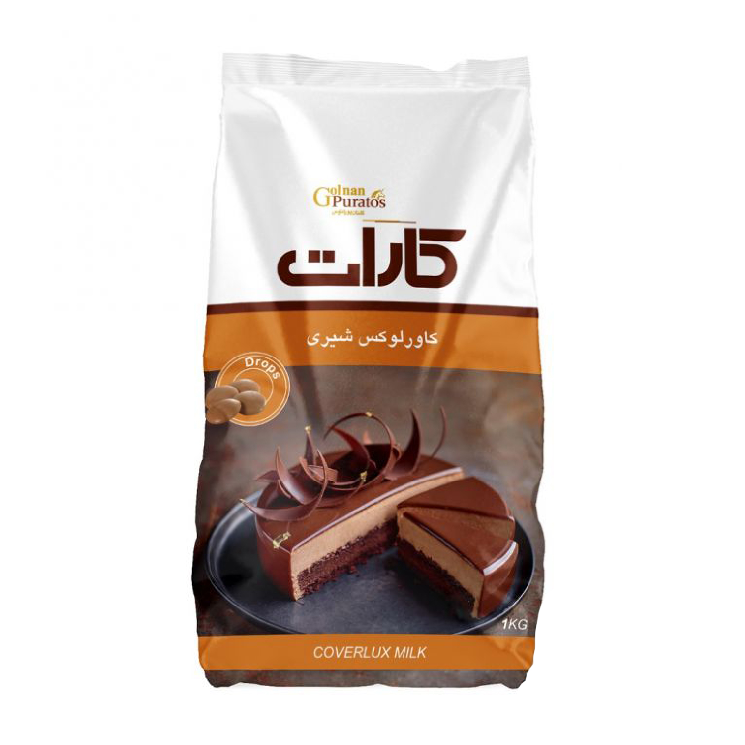 شکلات کارات شیری سکه ای گلنان پوراتوس 5 کیلویی