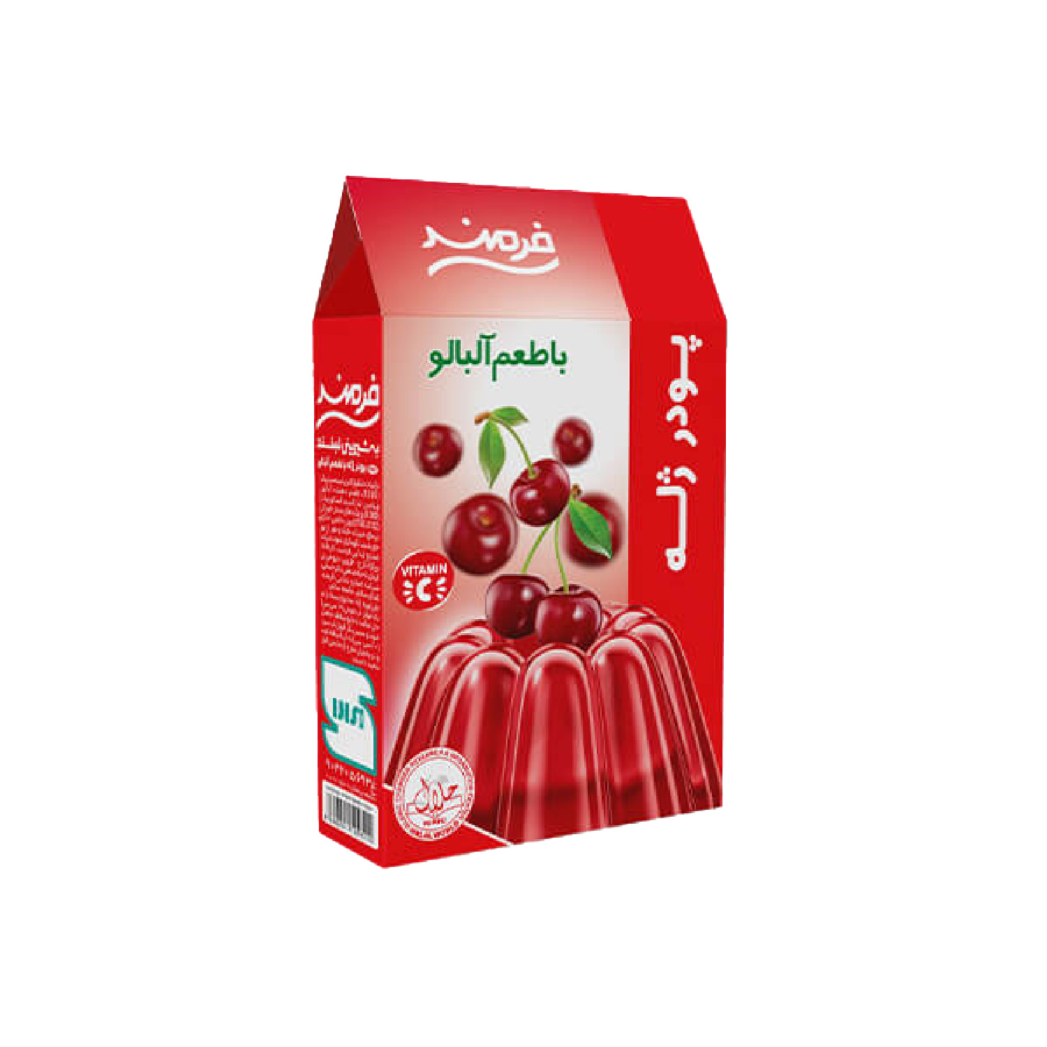 پودر ژله با طعم آلبالو فرمند
